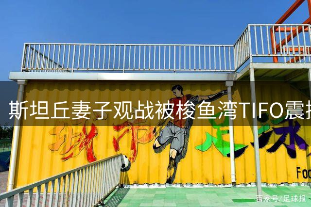 斯坦丘妻子观战被梭鱼湾TIFO震撼 调侃丈夫表情太凶猛